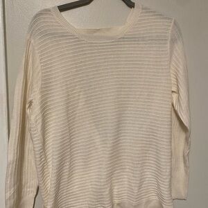 Elegant Cream Women's Sweater